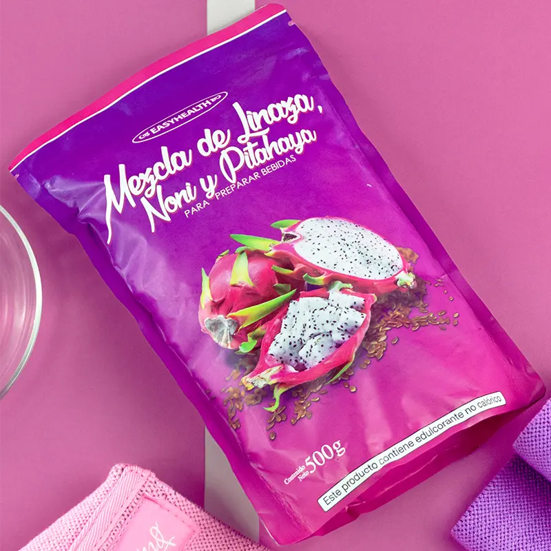 🌿 LINAZA + NONI + PITAHAYA: Bienestar Natural en Polvo