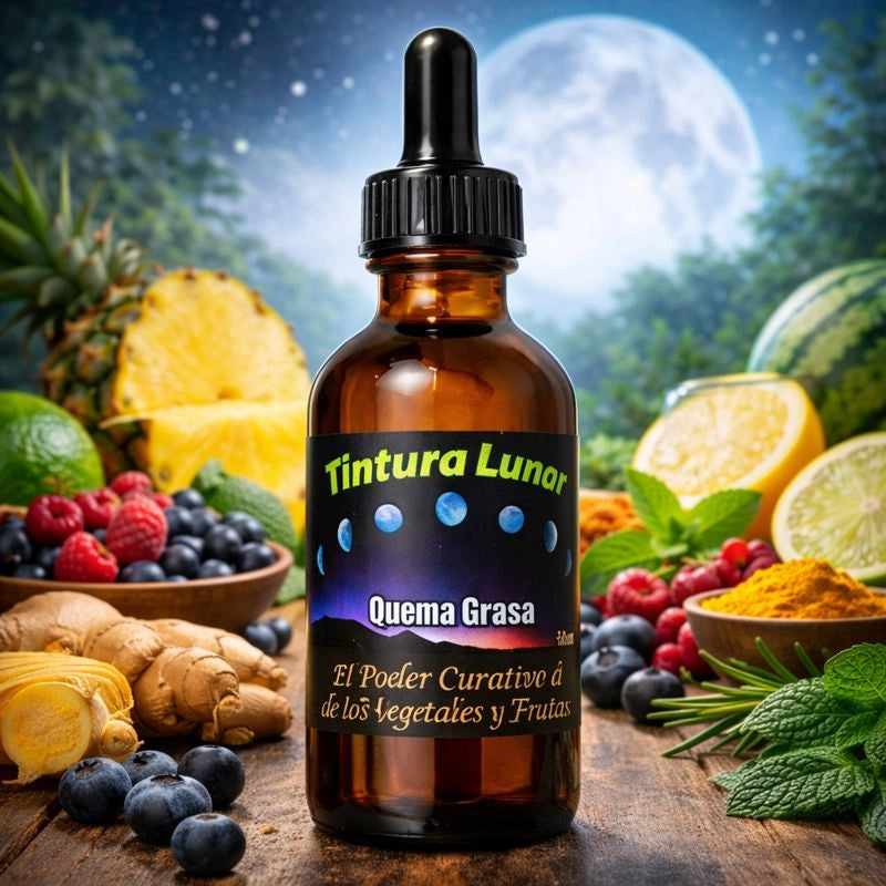 Tintura lunar🌙 – quema grasa natural (60 ml)