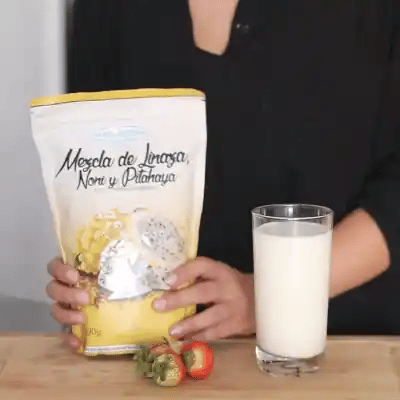 🌿 LINAZA + NONI + PITAHAYA: Bienestar Natural en Polvo